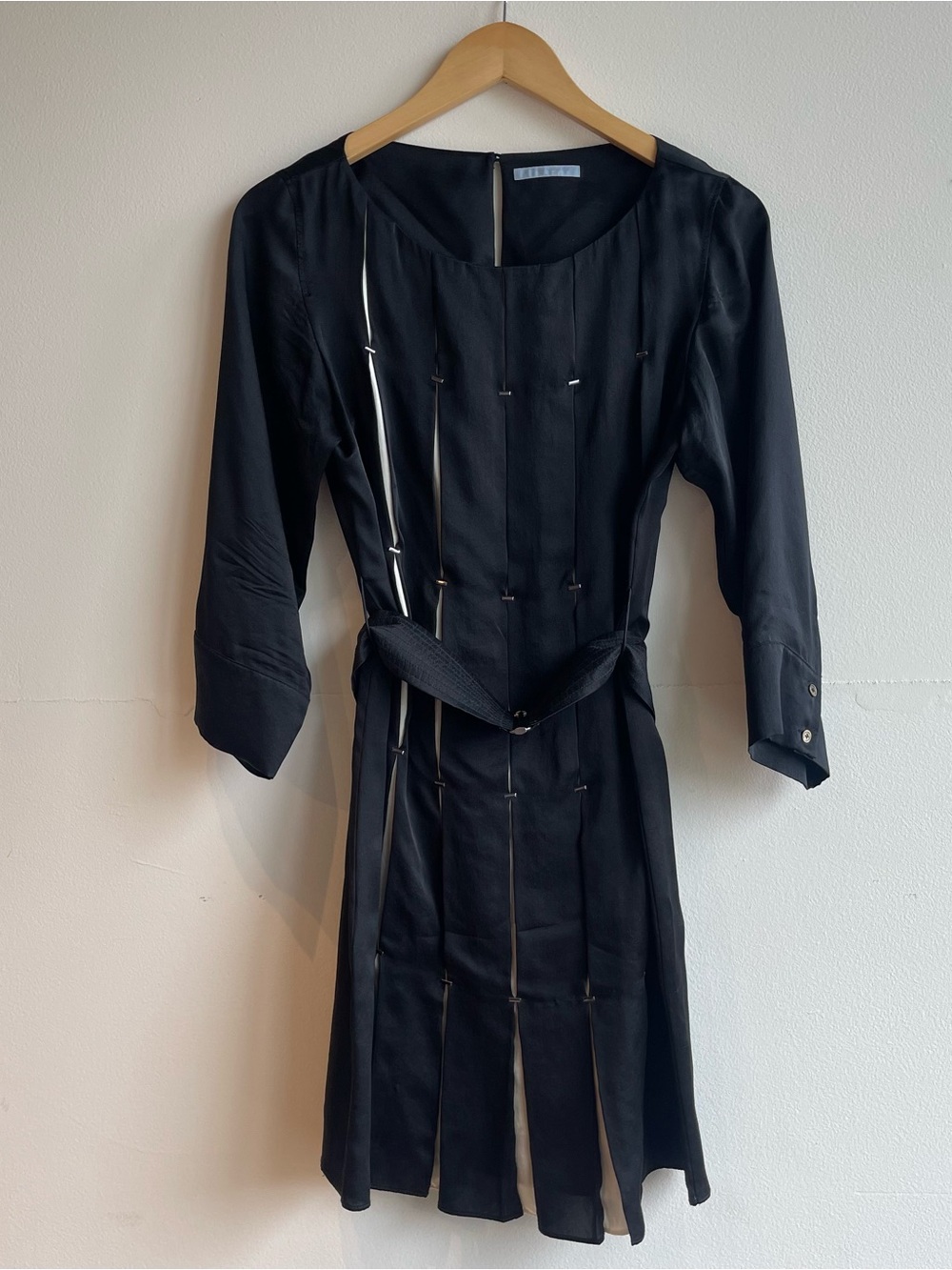 Y2K Strenesse Silk Pleated Dress